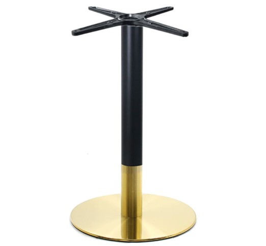 RIVA Βάση Τραπεζιού Gold Inox 201 - Black / 11,70 Kg