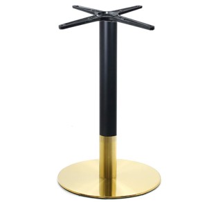 RIVA Ø45/H72cm Base 201 Gold Inox / Black