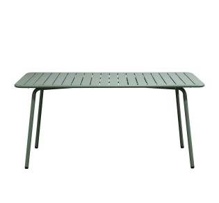 BRIO Slat Table-Pro 160x90cm / Metal Sandy Green 5635C 2