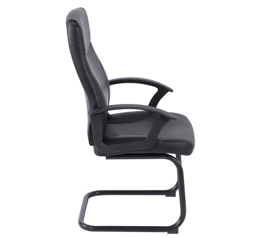 BF1250V Office Visitor Armchair / Black PU