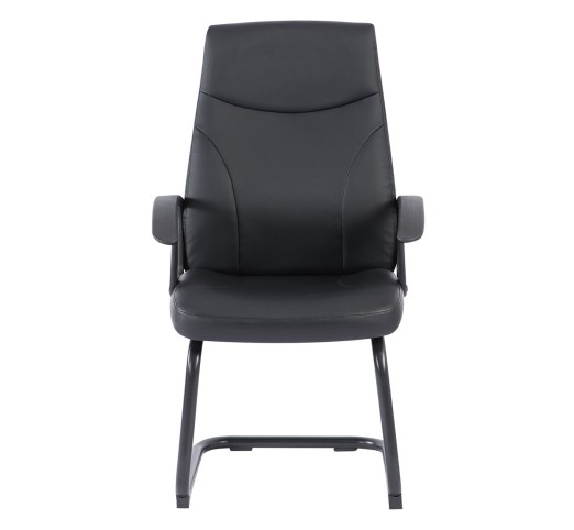 BF1250V Office Visitor Armchair / Black PU