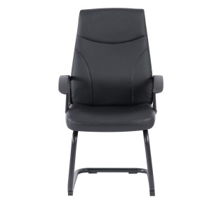BF1250V Office Visitor Armchair / Black PU