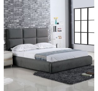 MAXIM Bed for Mattress 180x200cm / Dark Grey Fabric