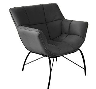 ADAMS Armchair Anthracite Fabric