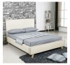 MORISSON Κρεβάτι Διπλό για Στρώμα 160x200cm / Ύφασμα Εκρού
