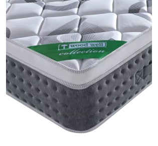 MATTRESS Pocket Spring & Top Foam 90x200xH31cm / Single Sided - Roll Pack (5)
