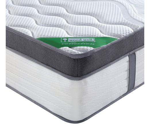 ΣΤΡΩΜΑ Pocket Spring 5-Zone Gel Memory Foam & Latex 150x200x36cm - Roll Pack 4
