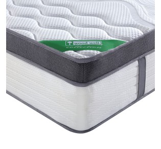 MATTRESS 5-Zone Pocket Spring & Gel MF & Latex 150x200x36cm 2-side - Roll Pack 4