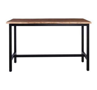 LIZARD Τραπέζι Bar 180x90cm / Μέταλλο Βαφή Μαύρο - Ξύλο Ακακίας Φυσικό 2
