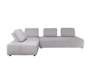 BRISTOL Multifunctional Corner Sofa / Fabric Light Grey