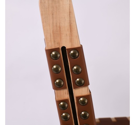 DUNE Chair Natural / Seat - Back PU Brown Straps