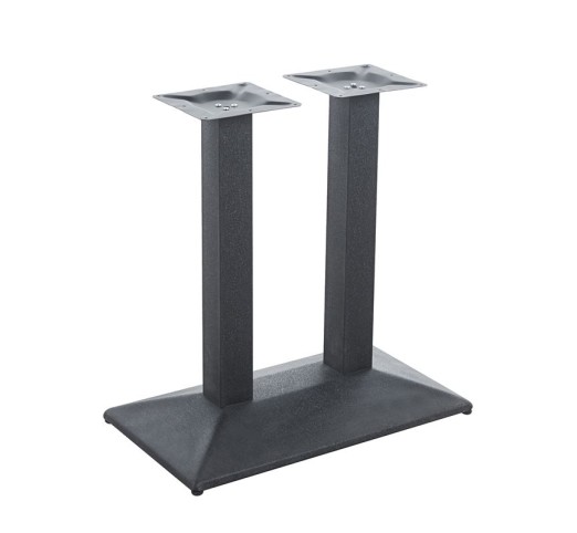IBIS Βάση Τραπεζιού Μακρόστενη 70x40xH73cm / Μέταλλο Βαφή Μαύρο Matte 11kg