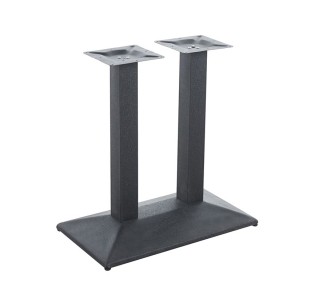 IBIS Βάση Τραπεζιού Μακρόστενη 70x40xH73cm / Μέταλλο Βαφή Μαύρο Matte 11kg