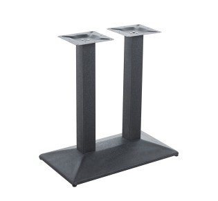 IBIS Βάση Τραπεζιού Μακρόστενη 70x40xH73cm / Μέταλλο Βαφή Μαύρο Matte 11kg