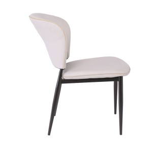 DIMA Chair Metal Black Paint / PU Grey