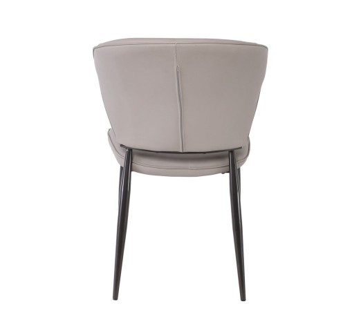 DIMA Chair Metal Black Paint / PU Dark Grey