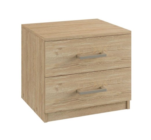 DEVON Bedside 2-Drawers 48x40x41cm Sonoma