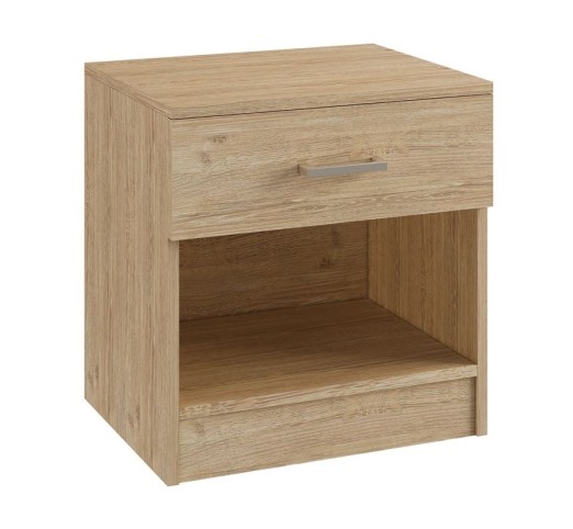 DEVON Bedside 1-Drawer 45x35x47cm Sonoma