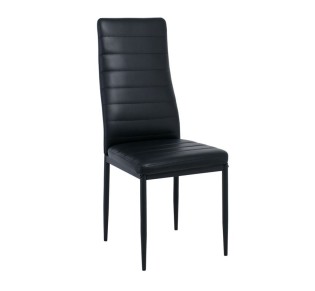 JETTA Chair / Black PVC - Black paint