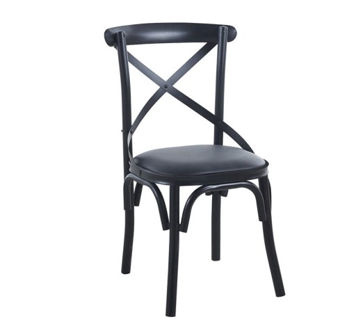 MARLIN Chair Metal Black Paint / Black PU