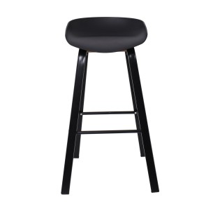 PENT Bar Stool / Metal Black Colour - PP Black