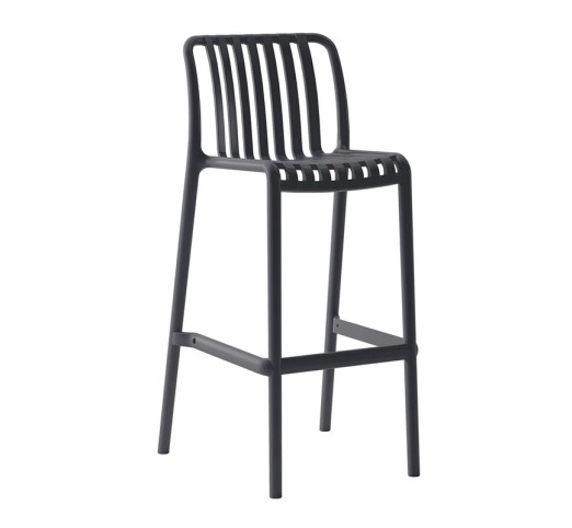 MODA Stackable Bar Stool / PP & UV - Anthracite