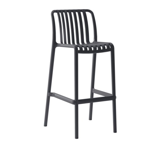 MODA Stackable Bar Stool / PP & UV - Anthracite
