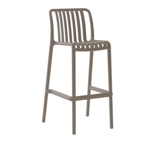 MODA Stackable Bar Stool / PP & UV - Mocha