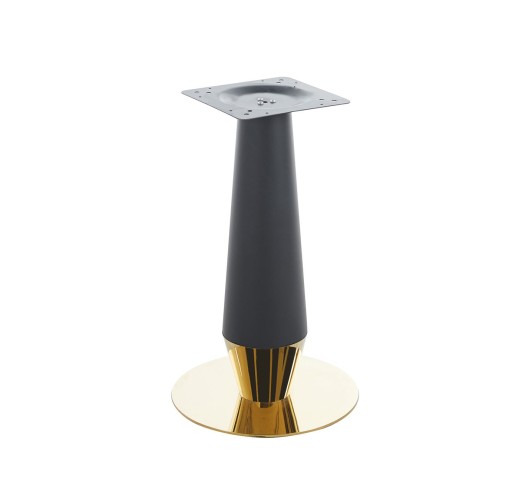 TOSCA Metal Base Ø45cm H72cm Black / Gold 10,80 Kg