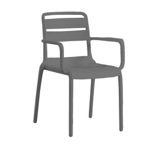 SERENATA Armchair / PP - UV Anthracite
