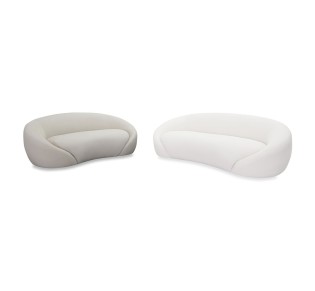 RAMON 2-Seater Sofa / Ecru Fabric