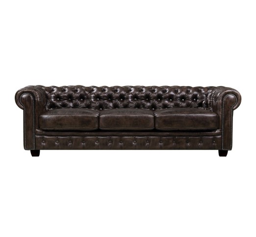 CHESTERFIELD Birmingham 4-Seater / Leather Brown