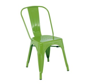 RELIX Καρέκλα Στοιβαζόμενη / Μέταλλο Βαφή Lime