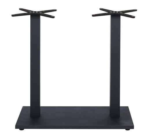 PRATO-W Βάση Τραπεζιού BAR 70x40cm H93cm / Μέταλλο Βαφή Μαύρο με Ρεγουλατόρο 17,5Kg
