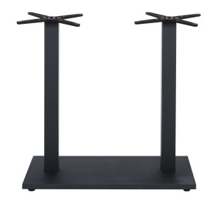 PRATO-W Βάση Τραπεζιού BAR 70x40cm H93cm / Μέταλλο Βαφή Μαύρο με Ρεγουλατόρο 17,5Kg