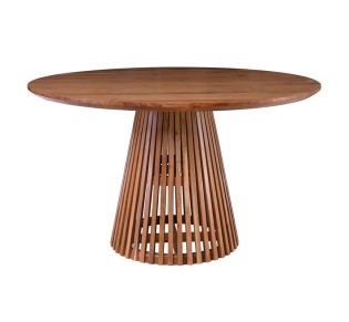 RIM Τραπέζι Ροτόντα Τραπεζαρίας Ø130x76cm / Ξύλο Ακακία Φυσικό