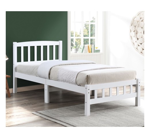 FELIX Bed 90x190cm Wood White