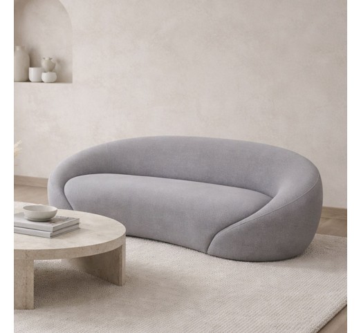 RAMON 3 Seater Sofa / Grey Fabric
