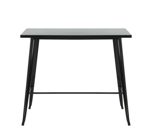RELIX Bar Table-Pro 120x60cm Metal Black