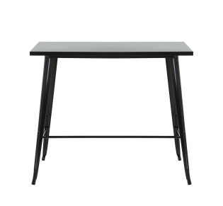 RELIX Τραπέζι Bar-Pro 120x60cm / Μέταλλο Βαφή Μαύρο