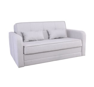 CAMAL Sofa - Bed with Storage / 2-seater - Fabric Light Grey