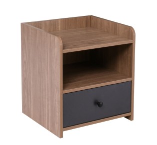 ORIENT Κομοδίνο με 1 Συρτάρι / Απόχρωση Sonoma Oak - Grey