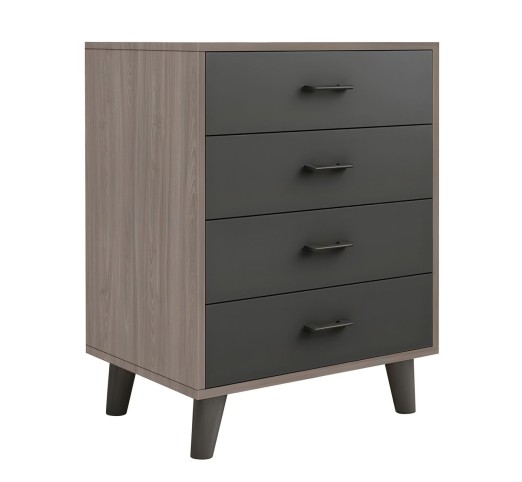 VANITY Drawer Cabinet 60x40x80cm / Sonoma Oak - Grey