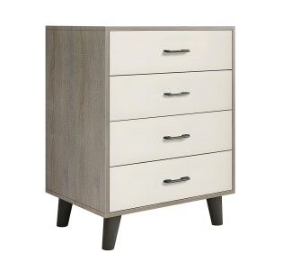 ELIOT Drawer Cabinet 60x40x80cm Sonoma / White 2