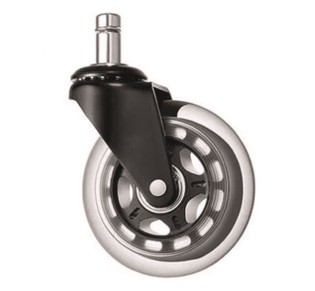 WHEELS for BF Set 5pcs Casters Clear 2,5"/ 65mm 2