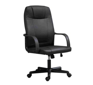 BF1010 Manager Armchair / Black PVC
