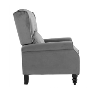 SIMPLE Relax Armchair / Velure Grey Fabric