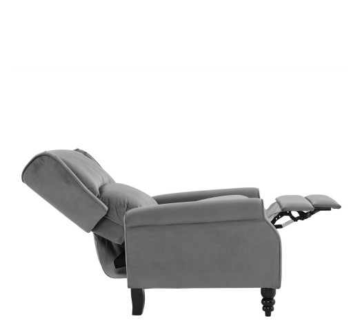 SIMPLE Relax Armchair / Velure Grey Fabric