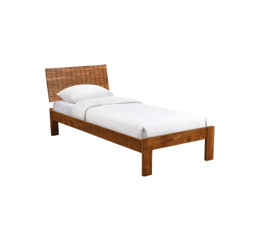 CAPITAL Bed for Mattress 90x200cm / Acacia - Natural Finish