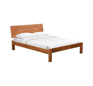 CAPITAL Κρεβάτι Διπλό για Στρώμα 160x200cm / Ακακία Φυσικό